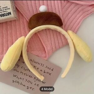 🆕 Sanrio Pompompurin Yellow Kawaii Cosplay Halloween Headband
